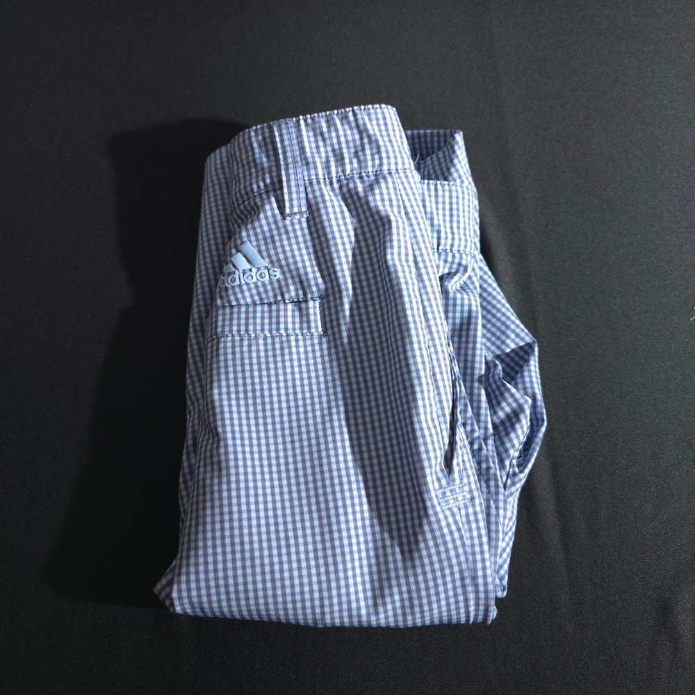 Adidas Golf Shorts Mens Size 36 Gingham Athletic Casual Lightweight Waistband‎ - Picture 14 of 15